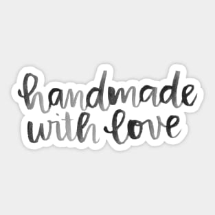 handmade with love Sticker